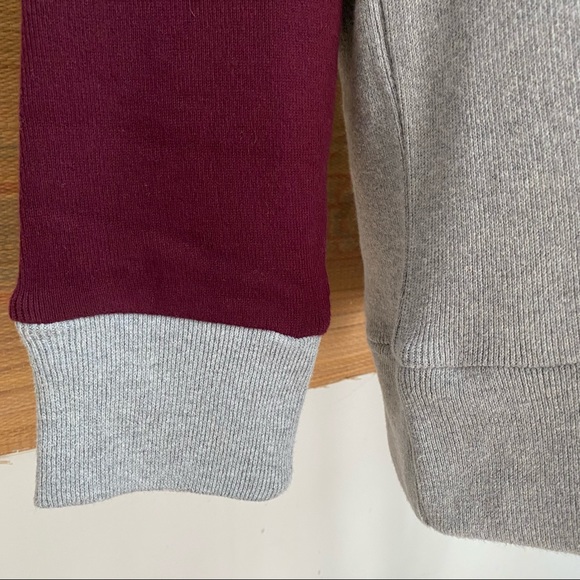 J. Peterman Suede Elbow Patch Rugby Raglan Sweatshirt - Picture 13 of 14